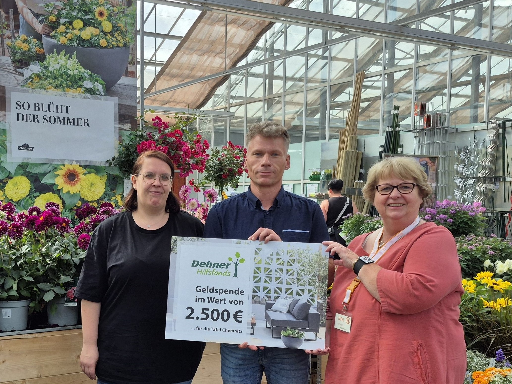 Spendenübergabe Dehner 17.06.20252